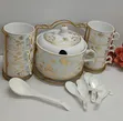 15-Piece Ceramic Soup Set - 1
