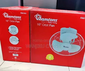Ramtons Orbit 16-Inch Wall Mounted Fan RM461