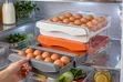 New Acrylic 32 Egg Holder - Double Drawer - White/Grey/Orange - 1