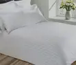 6 PCS Cotton Bedsheet Set - White Stripes - 1