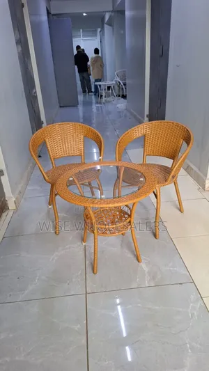 3-Piece Woven Balcony Furniture Set