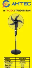 Amtech 18" AC/DC Stand Fan - 1