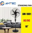 Amtech 18" AC/DC Stand Fan - 2