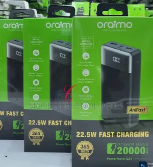 Oraimo PowerNova Q21 20,000mAh Power Bank