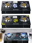 Ailyons 2-Burner Glass Top Gas Cooker - Brand New - 2