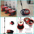 Foot Pedal Spin Mop & Bucket Set - 4