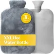 3L Classy Hot Water Bottle yenye Cover ya Plush - 2