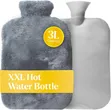 3L Classy Hot Water Bottle yenye Cover ya Plush - 3