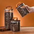 4pcs Airtight Glass Jars with Wooden Lids - 5