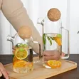 Glass Water Pitcher with Cork Lid - 3