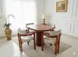 4-Seater Dining Set with Upholstered Chairs - 2