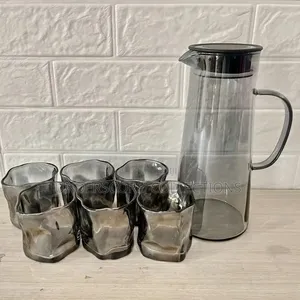 Smoked Borosilicate Water Set