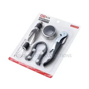 5pcs Stainless Steel Wine Bottle Opener Set