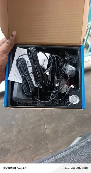 4pcs Silver Parking Sensor Kit - Mpya Kabisa