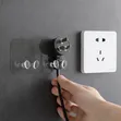 10pcs Transparent Wall Cable Holder Hooks - 1