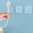 10pcs Transparent Wall Cable Holder Hooks - 4