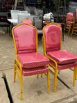 Powder Coated Red Conference Chairs - 2