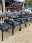 Kiti cha Ofisi cha Mkono cha Ngozi Nyeusi Kipya - 2