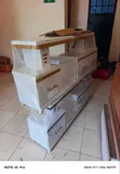 Brand New TV Cabinet with Red Lights - 1