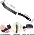 Narrow Crevice Cleaning Brush - Black (Pair) - 3