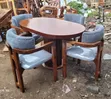 Eclectic 4-Seater Grey Dining Set - 2