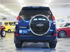 Toyota Land Cruiser Prado 120 Spare Wheel Cover - Nyeusi