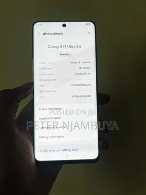 Samsung Galaxy S21 Ultra 5G 128GB Silver