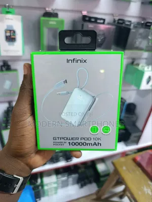 Infinix GTPOWER POD 10K 10,000mAh Fast-Charging Power Bank