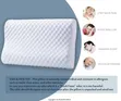 Memory Natural Latex Pillow - Nyeupe - 1