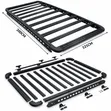 Pickup Truck Flat Top Roof Rack - Aluminum - 2