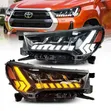Toyota Hilux Revo 2021+ Aftermarket LED Headlights - 1