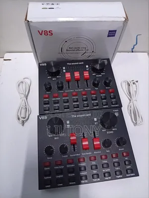 Sound Card V8s - Advanced for Live Streaming & Podcasts
