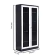 White & Gray Steel Office Filing Cabinet - 1