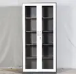 White & Gray Steel Office Filing Cabinet - 3
