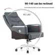 Leatherette Executive Director's Office Chair with Footrest - 2