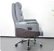 Leatherette Executive Director's Office Chair with Footrest - 3
