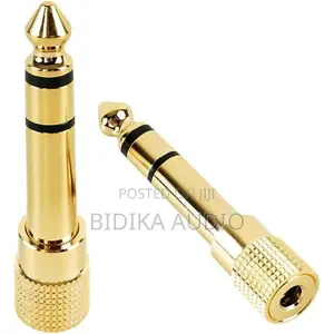 Adapter ya Jack ya Sauti ya Stereo 6.35mm hadi 3.5mm