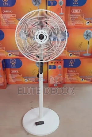 URK 16-Inch Modern Standing Fan with Remote