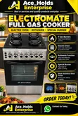 Electromate Full Gas Standing Cooker with Electric Oven - 2