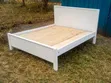 Kitanda cha Mbao Nyeupe cha Kisasa cha Heavy-Duty 5x6 - 5