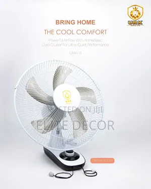 URK 16-Inch Wall-Mounted Fan by URK Simple Life