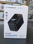 Powerology Voltvoya Travel Adapter 100W PD TFT Display - Black - 3