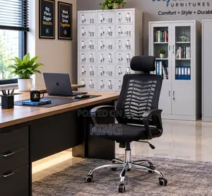 Boss Office Products Kiti cha Ofisi chenye Headrest - Kipya Kabisa