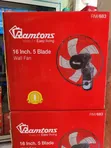 Ramtons 16-Inch 5-Blade Wall Fan (RM/683) - 1