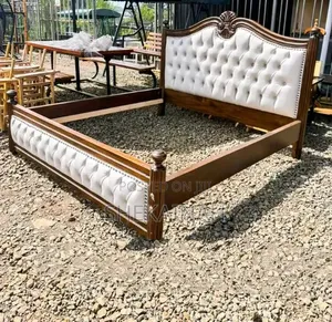 Kitanda cha King Size - 6x6 Mti wa Mahogany