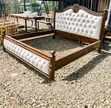 Kitanda cha King Size - 6x6 Mti wa Mahogany - 1