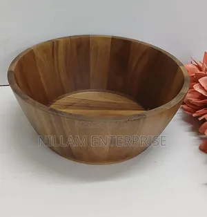 ACE Acacia Wood Kneading & Salad Bowl