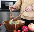 ACE Acacia Wood Kneading & Salad Bowl - 4