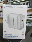 Powerology Lunex Series PD 100W Fast Charging Adapter - White - 1