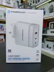 Powerology Lunex Series PD 100W Fast Charging Adapter - White - 3